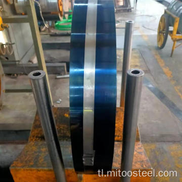 Hardened at tempered steel strips